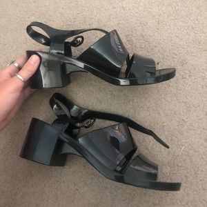 American Apparel jelly sandals
